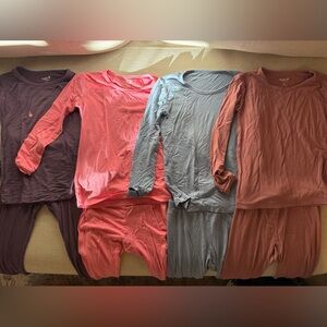 4 Pairs of Kyte Long Sleeve Pajama Set 4T